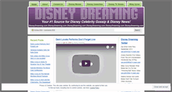 Desktop Screenshot of disneydreaming.wordpress.com