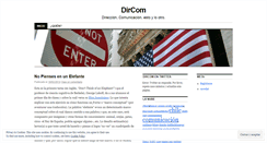 Desktop Screenshot of direcciondecomunicacion.wordpress.com
