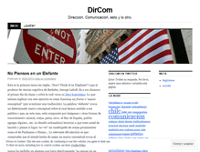 Tablet Screenshot of direcciondecomunicacion.wordpress.com