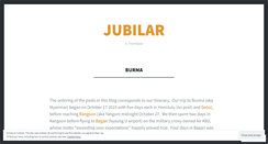 Desktop Screenshot of jubilar.wordpress.com