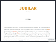 Tablet Screenshot of jubilar.wordpress.com