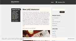 Desktop Screenshot of erikasheehan.wordpress.com