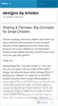 Mobile Screenshot of kristentool.wordpress.com