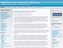 Tablet Screenshot of nabillaputijasmien.wordpress.com