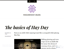 Tablet Screenshot of magarenxx.wordpress.com