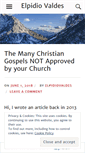 Mobile Screenshot of elpidiovaldes.wordpress.com