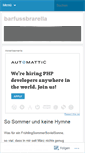 Mobile Screenshot of barfussbrarella.wordpress.com