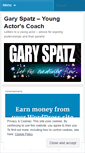 Mobile Screenshot of garyspatzchildacting.wordpress.com