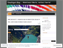 Tablet Screenshot of dkarthiga.wordpress.com