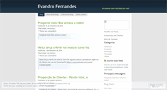 Desktop Screenshot of evandrofsouza.wordpress.com