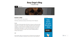 Desktop Screenshot of busydogs.wordpress.com