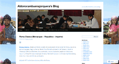 Desktop Screenshot of aldonorambuenajorquera.wordpress.com