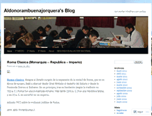 Tablet Screenshot of aldonorambuenajorquera.wordpress.com