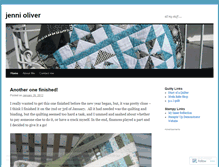 Tablet Screenshot of jennioliver.wordpress.com