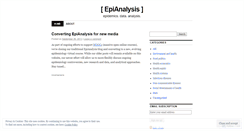 Desktop Screenshot of epianalysis.wordpress.com