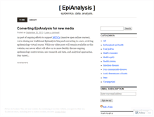 Tablet Screenshot of epianalysis.wordpress.com