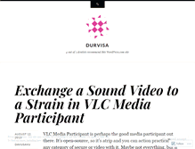 Tablet Screenshot of durvisa.wordpress.com