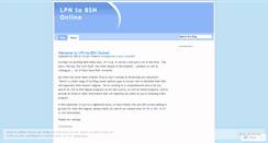 Desktop Screenshot of lpntobsnonline.wordpress.com