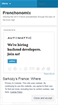 Mobile Screenshot of frenchonomix.wordpress.com