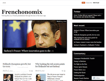 Tablet Screenshot of frenchonomix.wordpress.com