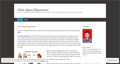 Desktop Screenshot of obatalamihipertensialami.wordpress.com