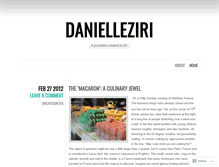 Tablet Screenshot of danielleziri.wordpress.com