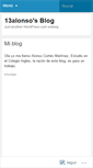 Mobile Screenshot of 13alonso.wordpress.com
