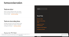 Desktop Screenshot of homewoodscreation.wordpress.com