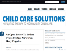 Tablet Screenshot of childcaresolutionscny.wordpress.com
