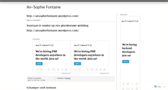 Desktop Screenshot of ansophie.wordpress.com