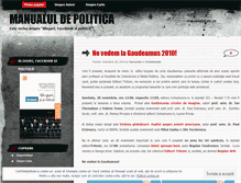 Tablet Screenshot of manualuldepolitica.wordpress.com