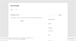 Desktop Screenshot of bfly30.wordpress.com