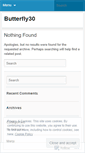 Mobile Screenshot of bfly30.wordpress.com