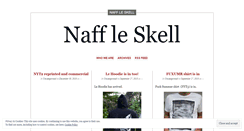 Desktop Screenshot of naffleskell.wordpress.com