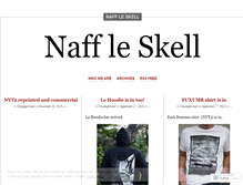 Tablet Screenshot of naffleskell.wordpress.com
