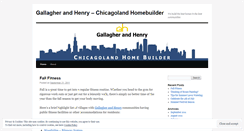 Desktop Screenshot of gallagherandhenry.wordpress.com
