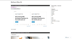 Desktop Screenshot of barbaraelias.wordpress.com