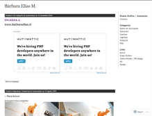 Tablet Screenshot of barbaraelias.wordpress.com