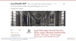 Desktop Screenshot of lawpundit.wordpress.com