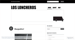 Desktop Screenshot of losloncheros.wordpress.com