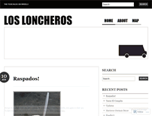 Tablet Screenshot of losloncheros.wordpress.com