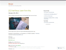 Tablet Screenshot of moist.wordpress.com
