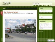 Tablet Screenshot of itahari.wordpress.com