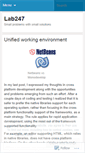 Mobile Screenshot of lab247.wordpress.com
