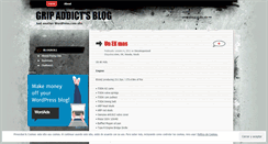 Desktop Screenshot of gripaddict.wordpress.com