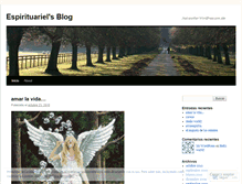 Tablet Screenshot of espirituariel.wordpress.com