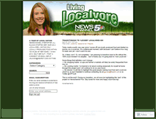 Tablet Screenshot of livinglocalvore.wordpress.com