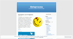 Desktop Screenshot of metaprocess.wordpress.com