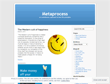 Tablet Screenshot of metaprocess.wordpress.com