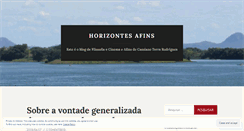 Desktop Screenshot of horizontesafins.wordpress.com